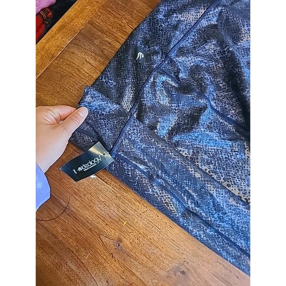 IDEOLOGY Women's Indigo Sea Animal Print High Waist Activewear Leggings Plus 3x - Picture 9 of 9